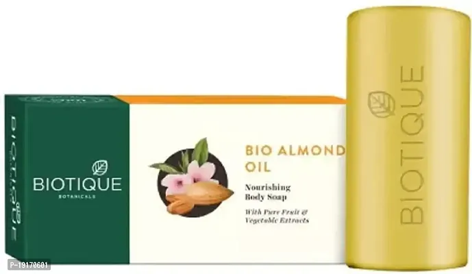 Biotique Bio Almond Oil Nourishing Body Soap, 150g - Pack of 6-thumb2