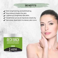 Luster Cosmetics Neck Back Cream | Brightens  Lightens Skin Tone | Enriched With Bearberry Extract, Shea Butter, Vitamin C  E | For Women  Men | For All Skin Types | Paraben Free - 100g-thumb2