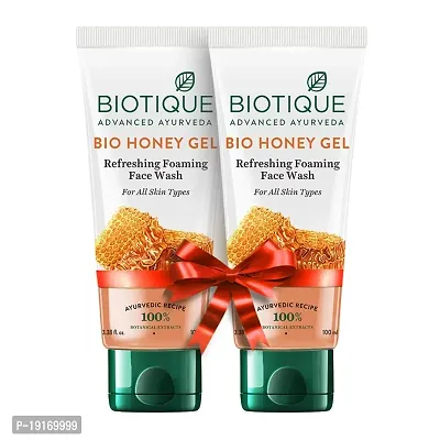 Biotique Honey Face Wash, 100 ml (Pack of 2)