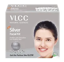 VLCC Natural Sciences Silver Facial Kit Purifies and Detoxifies for Healthy Skin (60gm)-thumb1