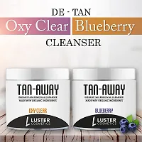 Luster Cosmetics TAN-AWAY Oxy Clear + Blueberry Instant Tan Removal Cleanser (Pack of 2-100ml each).-thumb4