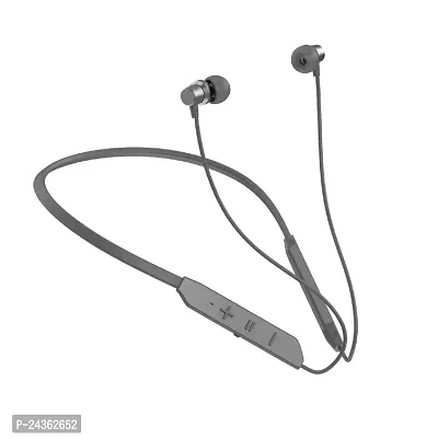friction Bt Max Lightweight Ergonomic Bluetooth Wireless in Ear Earphones with Mic, Btv5.0, 30Hrs Playtime, Incoming Call Vibration, Sweat-Resistant Magnetic Neckband, (Black)-thumb0