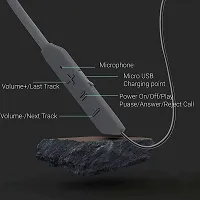 friction BT Max Bluetooth Wireless in Ear Earphones Behind The Neck Earphone with 30H Battery Life  Extra Bass, Incoming Call Vibration  with mic, Fast Charge  New Technology Headphone-thumb4