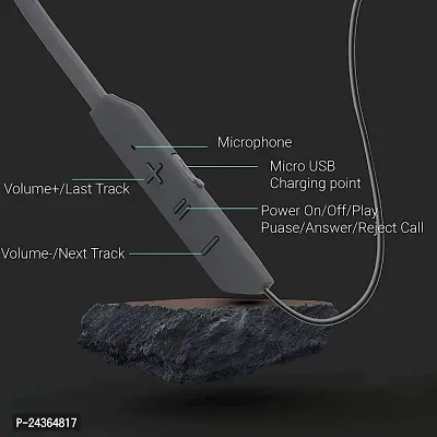 friction BT Max Bluetooth Wireless in Ear Earphones Behind The Neck Earphone with 30H Battery Life  Extra Bass, Incoming Call Vibration  with mic, Fast Charge  New Technology Headphone-thumb5