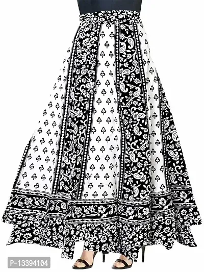 HIMCARE Women's Maxi Wraparound Skirt (HCWS-6_White_M)-thumb0