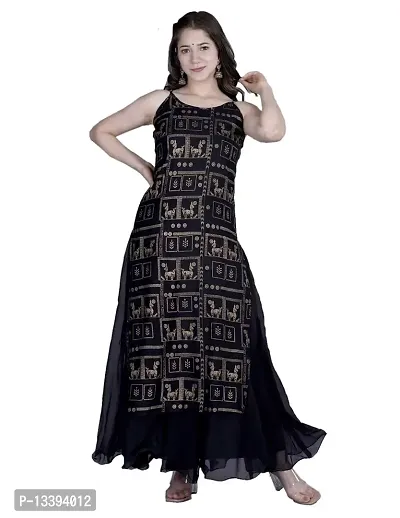 HIMCARE Women's Long Dress (HCCDR-1_L_Black_L)-thumb0