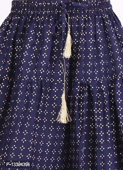 HIMCARE Women's Long Skirt (HCRS-6_M_Dark Blue_Free Size)-thumb5