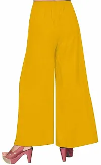 HIMCARE Women's Regular Fit Trousers (HCPALAZZO-3_XL_Yellow_XL)-thumb1