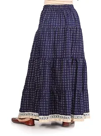 HIMCARE Women's Long Skirt (HCRS-6_M_Dark Blue_Free Size)-thumb1