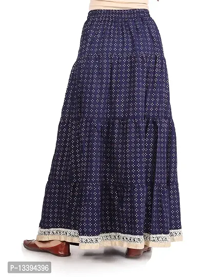 HIMCARE Women's Long Skirt (HCRS-6_M_Dark Blue_Free Size)-thumb2