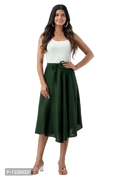 Stylish Women's Calf Length Skirt-thumb0