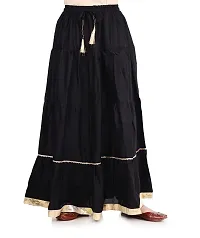 HIMCARE Women's Long Skirt (HCRS-11_XXL_Black_XX-Large)-thumb1