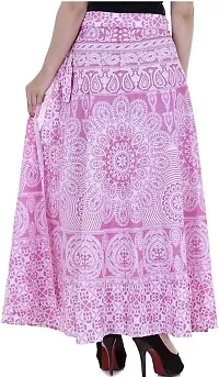 HIMCARE Women's Long Wraparound Skirt (HCCPS-1_Free_Pink_Free)-thumb1