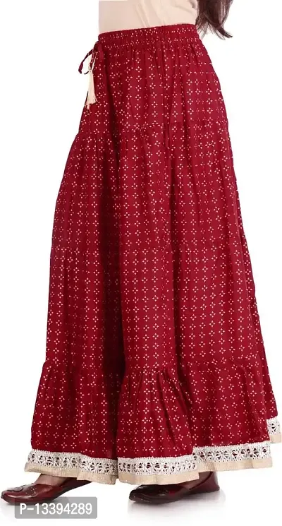 HIMCARE Women's Long Skirt (HCRS-8_M_Maroon_Free Size)-thumb3