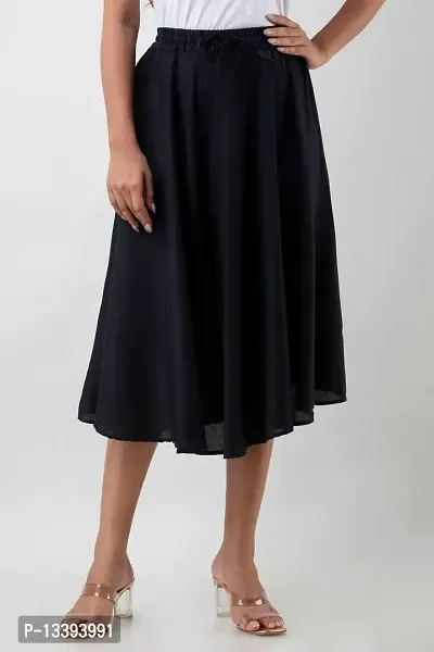 Stylish Women's Calf Length Skirt-thumb2