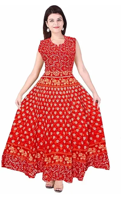 Jaipuri cotton Maxi Dress