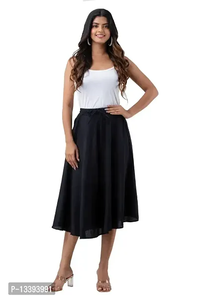 Stylish Women's Calf Length Skirt