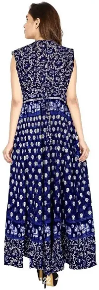 HIMCARE Women's Maxi Dress (HCCD-02_XXL_Blue_XXL)-thumb2