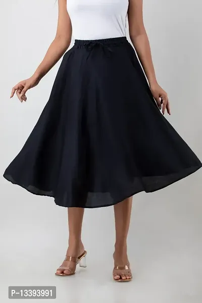 Stylish Women's Calf Length Skirt-thumb5