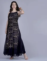 HIMCARE Women's Long Dress (HCCDR-1_L_Black_L)-thumb3