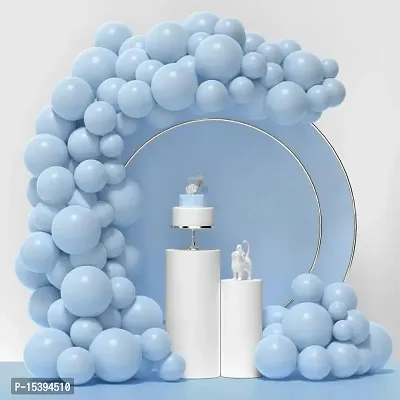 Khushbu Enterprises Pastel Blue Balloon For Birthday Theme Party Decoration