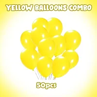 Khushbu Enterprises Yellow Balloon For Birthday Theme Party Decoration-thumb1