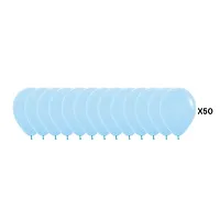 Khushbu Enterprises Pastel Blue Balloon For Birthday Theme Party Decoration-thumb1