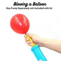 Khushbu Enterprises Red, White Balloon For Birthday Theme Party Decoration-thumb2