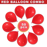 Khushbu Enterprises Red Balloon For Birthday Theme Party Decoration-thumb1