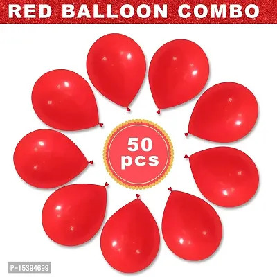 Khushbu Enterprises Red Balloon For Birthday Theme Party Decoration-thumb2