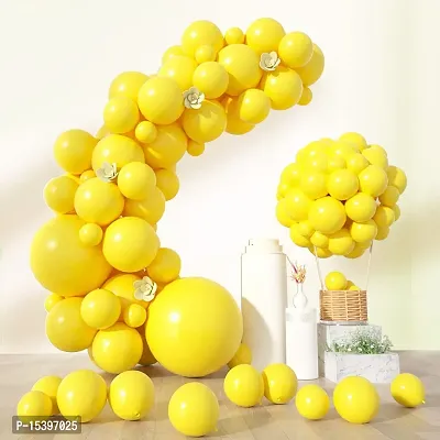 Khushbu Enterprises Yellow Balloon For Birthday Theme Party Decoration