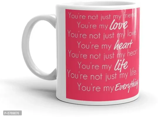 Stylish Designer Ceramic Printed Coffee Mug For Gift (325 ml)-thumb3