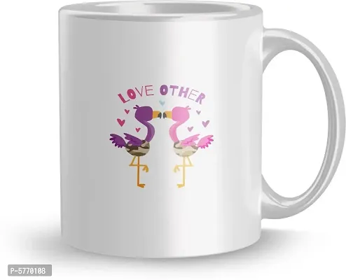 Stylish Designer Ceramic Printed Coffee Mug For Gift (325 ml)-thumb2