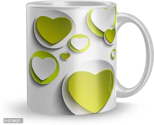Stylish Designer Ceramic Printed Coffee Mug For Gift (325 ml)-thumb0