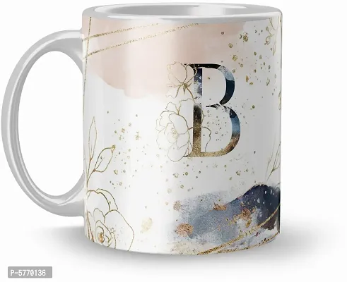 Stylish Designer Ceramic Printed Coffee Mug For Gift (325 ml)
