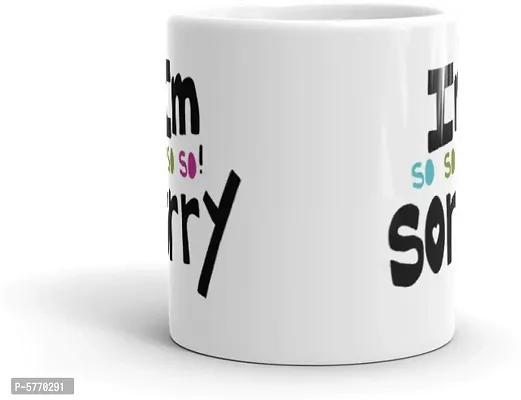 Stylish Designer Ceramic Printed Coffee Mug For Gift (325 ml)-thumb3