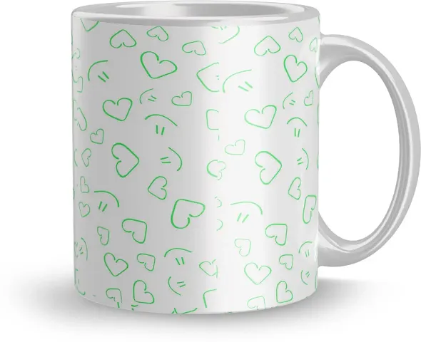 Love Theme Ceramic Coffee Mugs