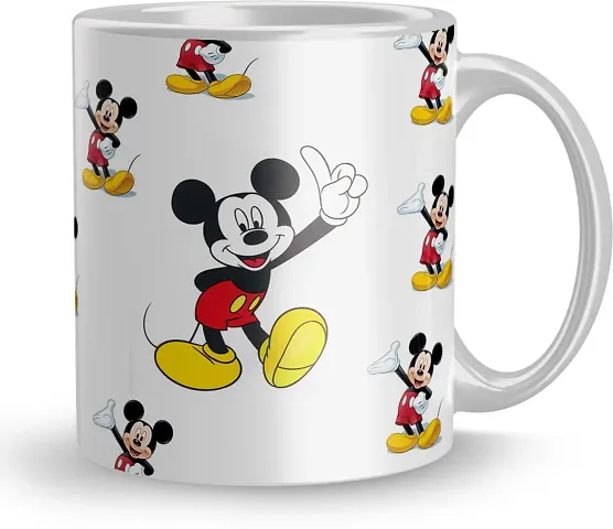 Cartoon Print Ceramic Mugs