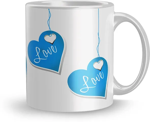 Love Theme Ceramic Mugs for Gifting