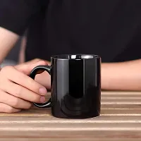 The NK Store Ceramic Black Coffee Mug | Glossy Black Mug |Plain Ceramic Mug| 330 ml,| Gift for Boy Friend ,Kids Gift for Kids,Brother,Gift for Girlfriend,Boyfriend,Husband,Wife-thumb4