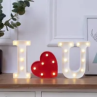 Enjoy LED Marquee Neon Love Light Sign for Decoration Decor Walls Hanging, Love Anniversary, Marriage Anniversary (I Love U)-thumb1