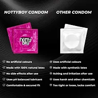 NottyBoy 4IN1 Extra Time, Dotted, Ribbed And Bubblegum Flavor Condom Pack Of 2-thumb2