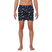 Stunning Multicoloured Printed Cotton Basic Boxer For Men(Pack Of 2)-thumb1