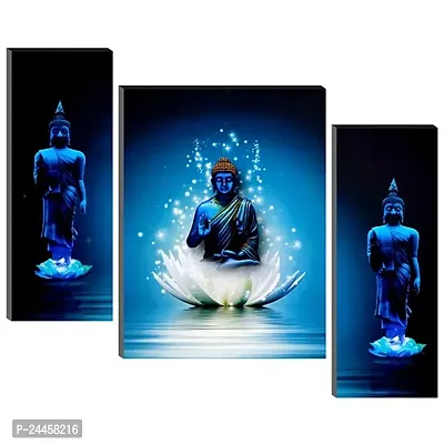 Strokes of Serenity Tranquil Beauty for Your Walls Pack Of 3