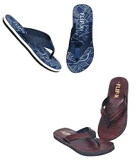 LEACO Men's Slippers Combo of 2 - Unleash Supreme Comfort and Style | Soft Padded | Anti Slippery | Premium Design | Extra Durable-thumb3