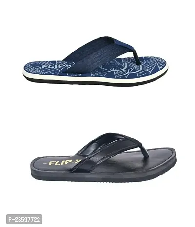 LEACO Men's Slippers Combo of 2 - Unleash Supreme Comfort and Style | Soft Padded | Anti Slippery | Premium Design | Extra Durable-thumb2