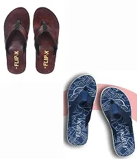 LEACO Men's Slippers Combo of 2 - Unleash Supreme Comfort and Style | Soft Padded | Anti Slippery | Premium Design | Extra Durable-thumb2