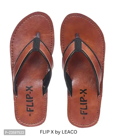 Buy LEACO Men Slippers By Flip X Leatherette Comfortable