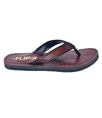 LEACO Men Slippers By Flip X - Leatherette Comfortable, Stylish, Durable, Non-Slip Slippers For Men.-thumb2