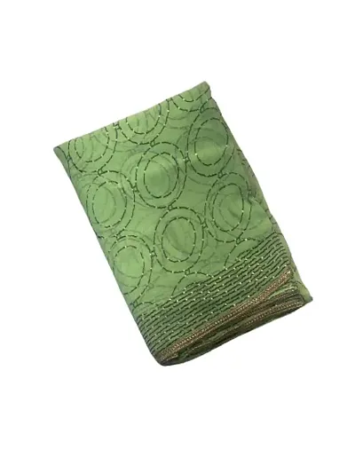 DOROLY Women's Woven Saree With Blouse Piece (2476_Green)